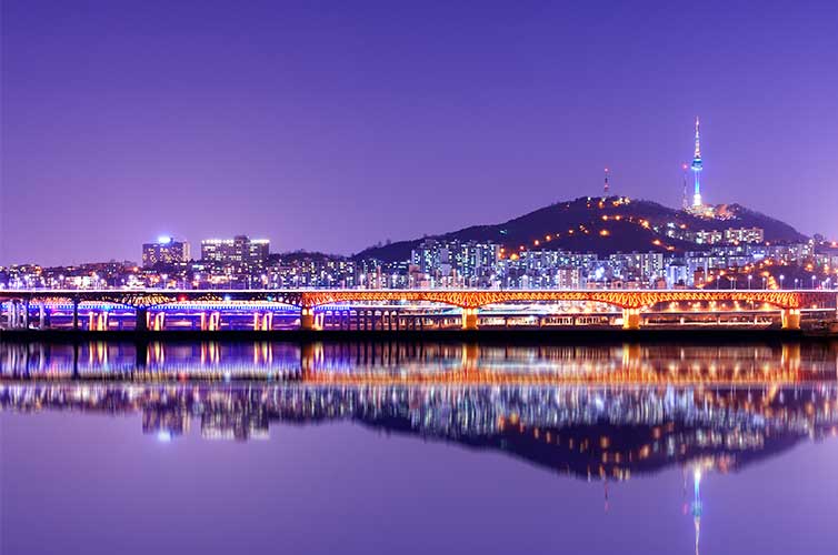 downtown seoul south korea