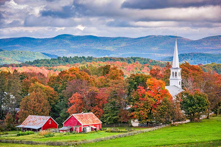 fall road trips in new england