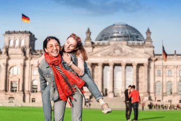 Two study abroad students in Germany