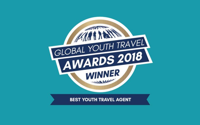 Awarded “Best Youth Travel Agent” for 2018!